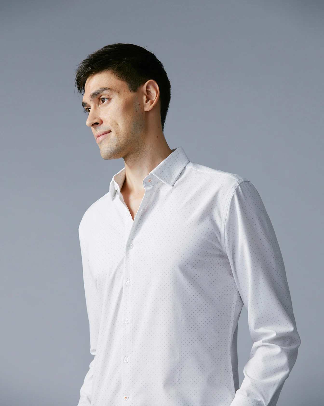 FINAL SALE - Performance Dress Shirt - Trim Fit - Image 8