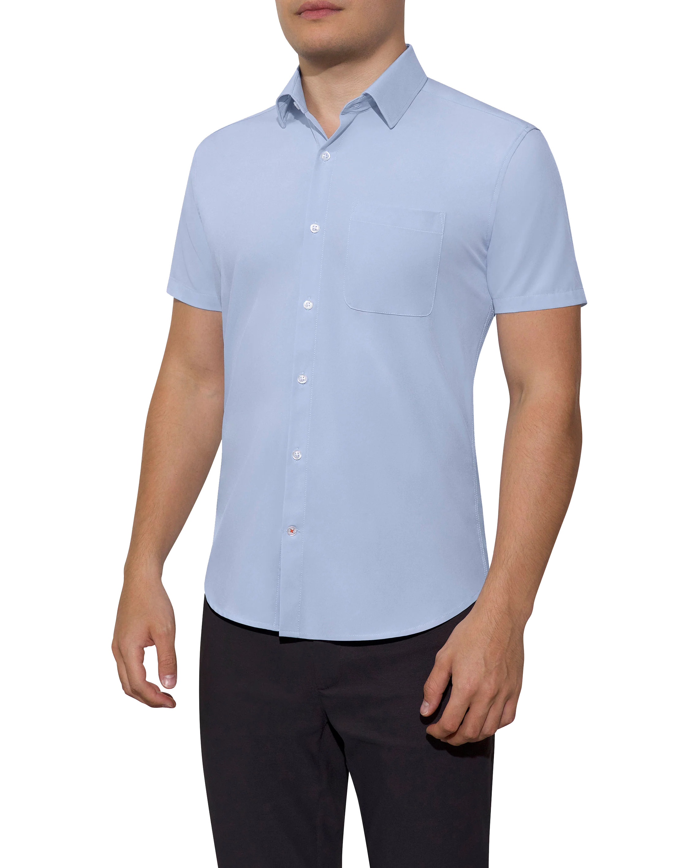 FINAL SALE - Lightweight Performance Short Sleeve Button Up - Image 4