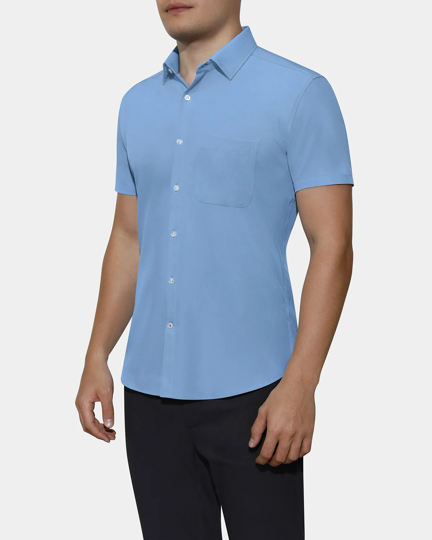 FINAL SALE - Lightweight Performance Short Sleeve Button Up - Image 6