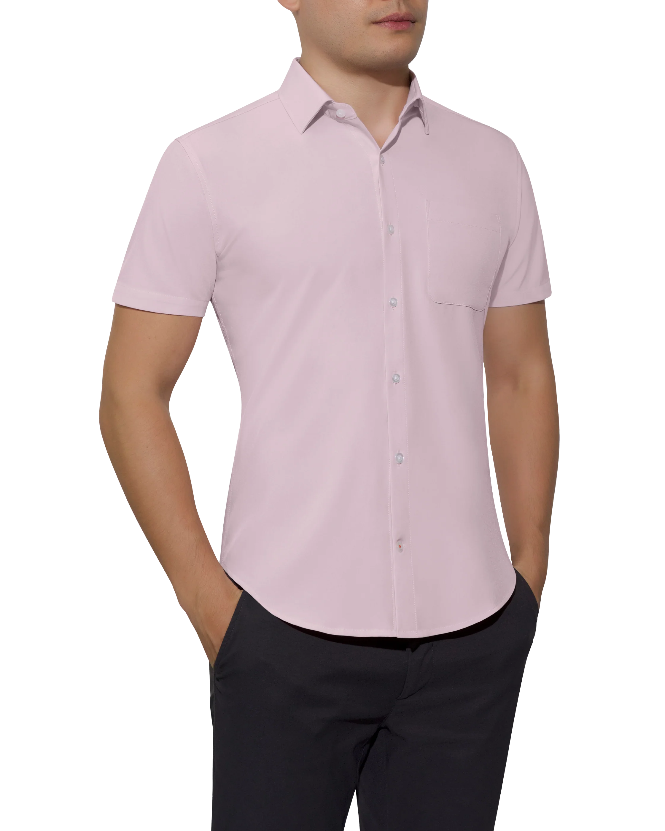 FINAL SALE - Lightweight Performance Short Sleeve Button Up - Image 7